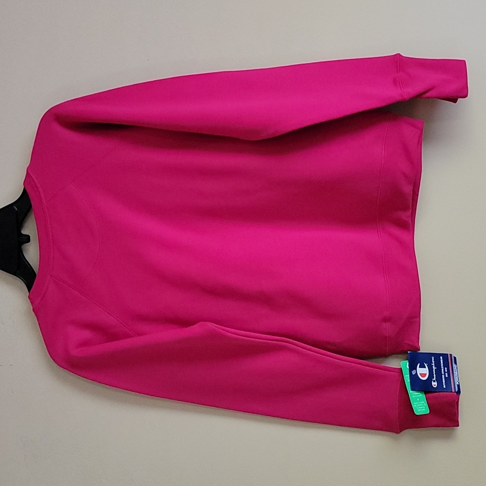 Champion Powerblend Boyfriend Raglan Sweatshirt XS - Picture 7 of 8